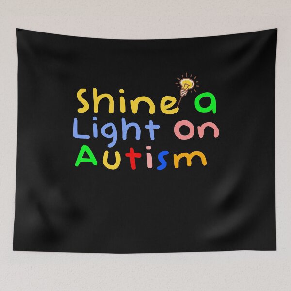 Item preview, Shine A Light On Autism Awareness Support Autistic Mom Novelty Design designed and sold by Akmloza.