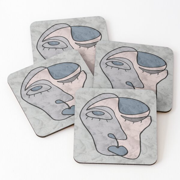 Item preview, Face design on a light grey background. decorating, interiors designed and sold by jayne0524.