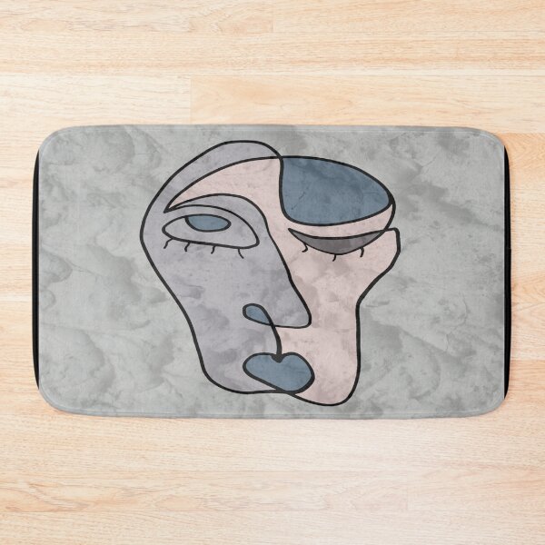 Item preview, Face design on a light grey background. decorating, interiors designed and sold by jayne0524.