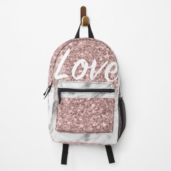 Item preview, Rose gold glitter dust marble - love designed and sold by peggieprints.