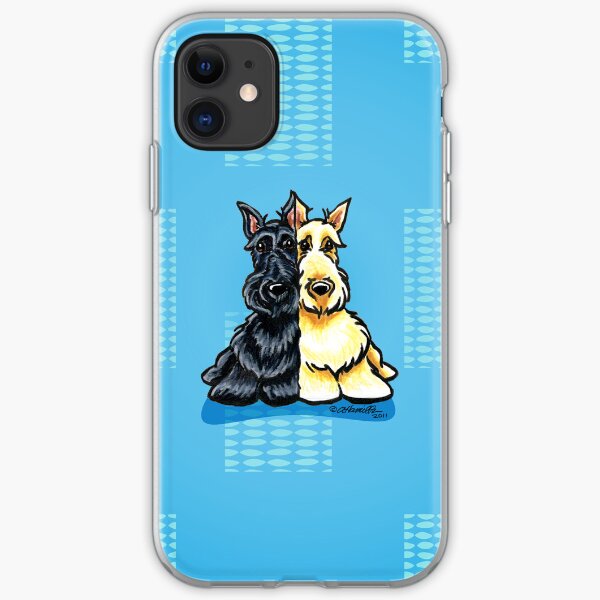 Two of a Kind Scotties iPhone Soft Case