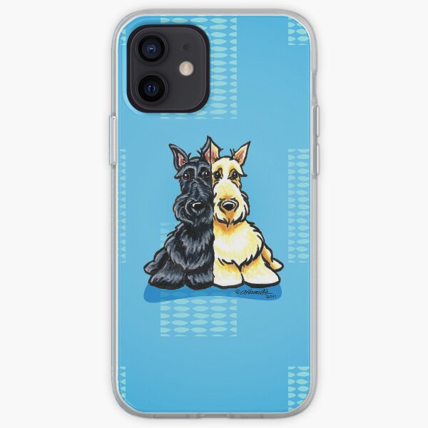 Two of a Kind Scotties iPhone Soft Case