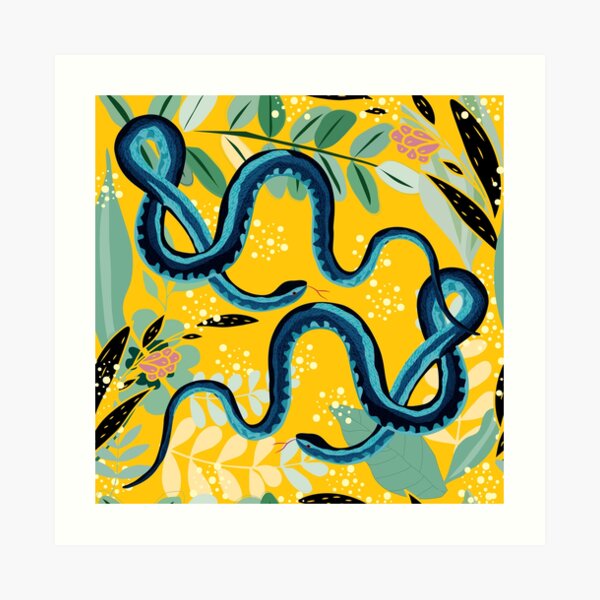 Welcome to the bright wild jungle Art Print