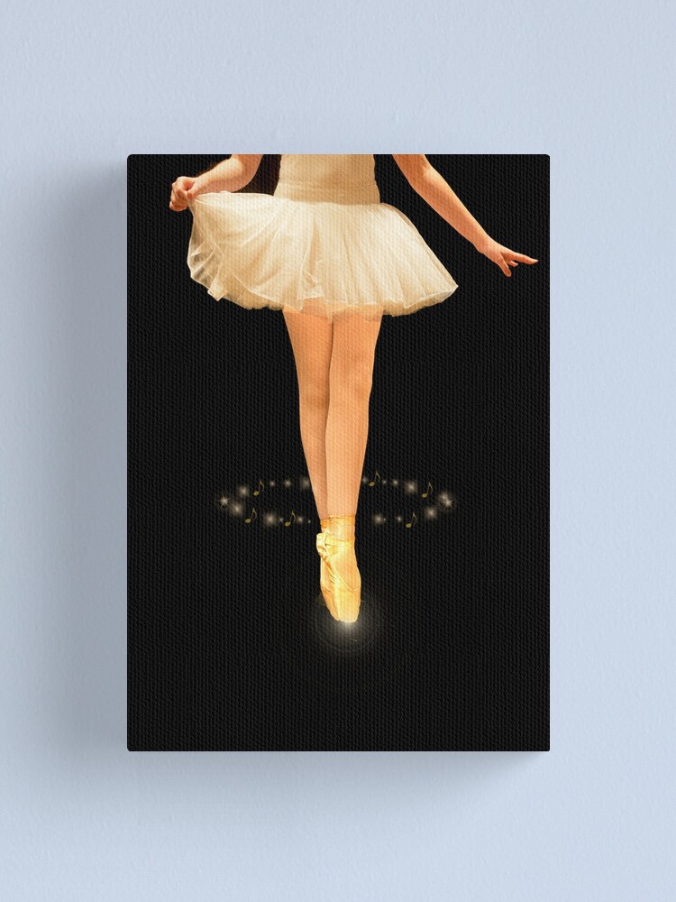 Dancing Feet Ballet Dancer Canvas Print By Kdxweaver Redbubble