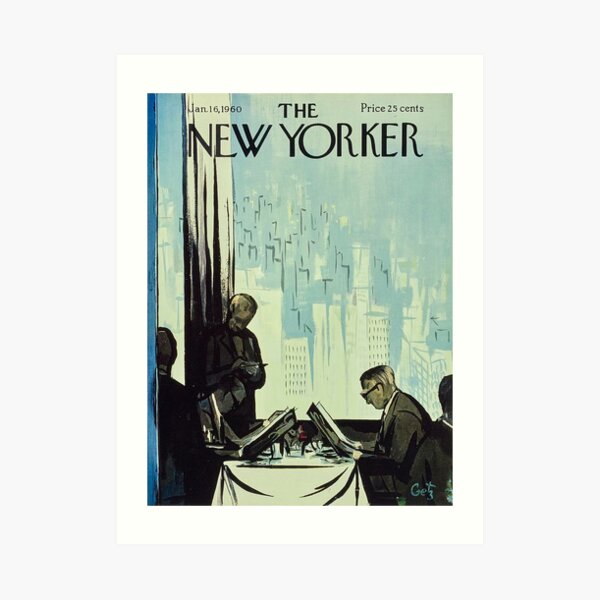 The New Yorker - 16 January 1960 Art Print