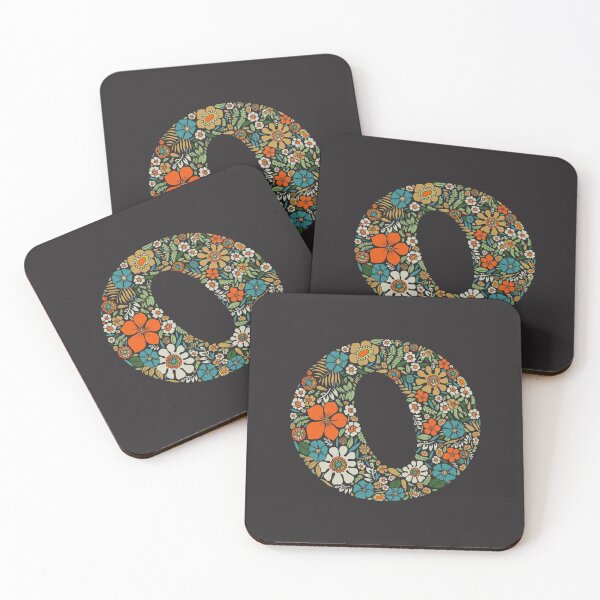 Item preview, Hippie Floral Letter O designed and sold by zeljkica.