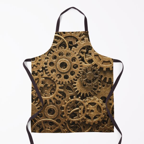 Item preview, Gears in gold brown designed and sold by Nicole Bleck.