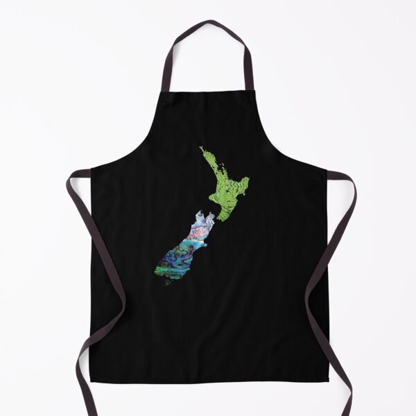 Aperçu de l'œuvre NOUVELLE-ZÉLANDE PLAN SIMPLE PAUA FERNS créée et vendue par Madjack Tees Kiwi SuperStore.