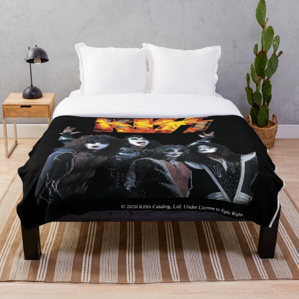 KISS Band Throw Blanket