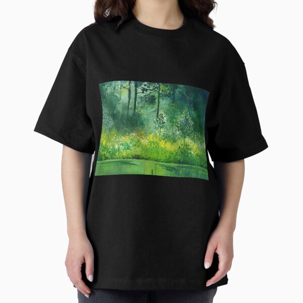 Light n Greens Oversized T-Shirt