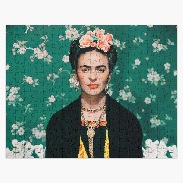 Artikel-Vorschau von Frida Kahlo im Farbvogue-Porträt, designt und verkauft von blastshmucks.