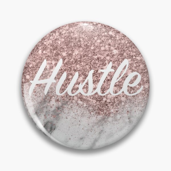 Item preview, Rose gold glitter dust marble - hustle designed and sold by peggieprints.