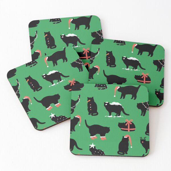 Item preview, Christmas black cats. designed and sold by kostolom3000.