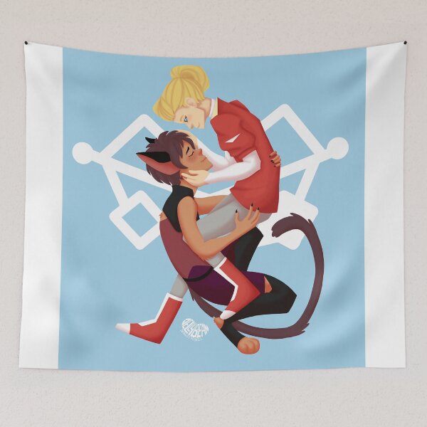 Item preview, Catradora floating embrace friends of Mara symbol designed and sold by Jellybeancreate.