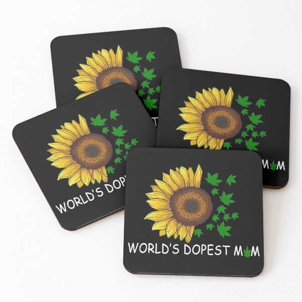 Item preview, World's Dopest Mom Sunflower Weed designed and sold by Kathrine2302.