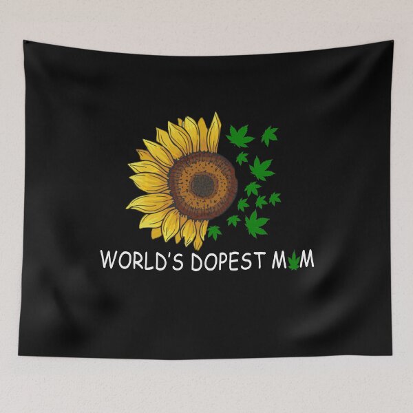 Item preview, World's Dopest Mom Sunflower Weed designed and sold by Kathrine2302.