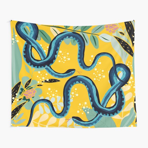 Welcome to the bright wild jungle Tapestry