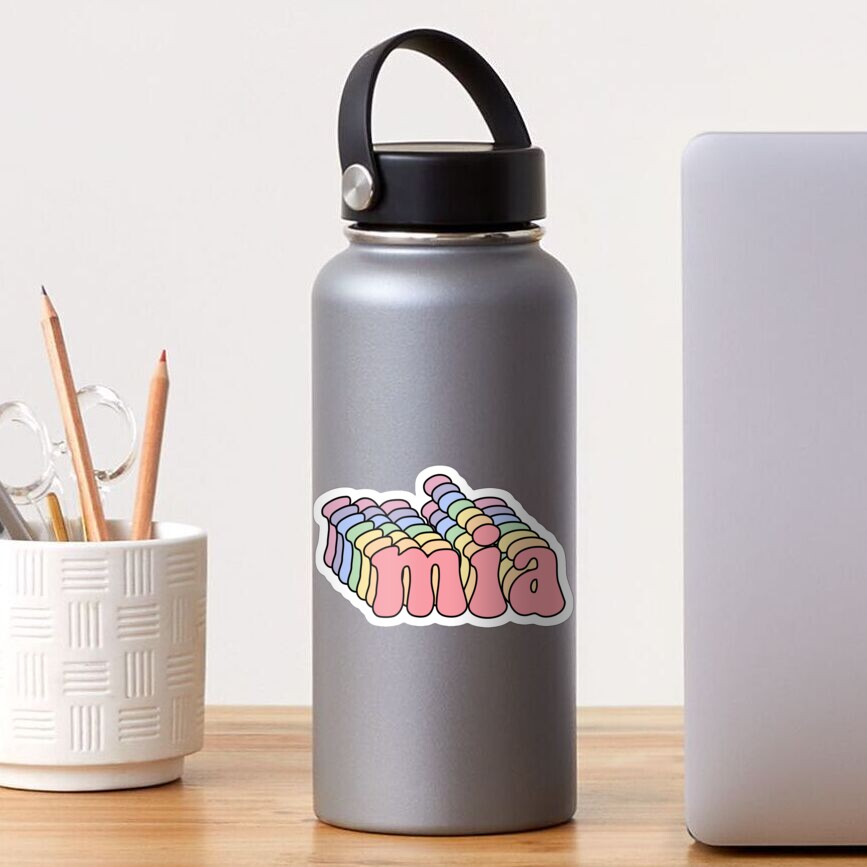 mia-name-sticker-sticker-for-sale-by-youtubemugs-redbubble