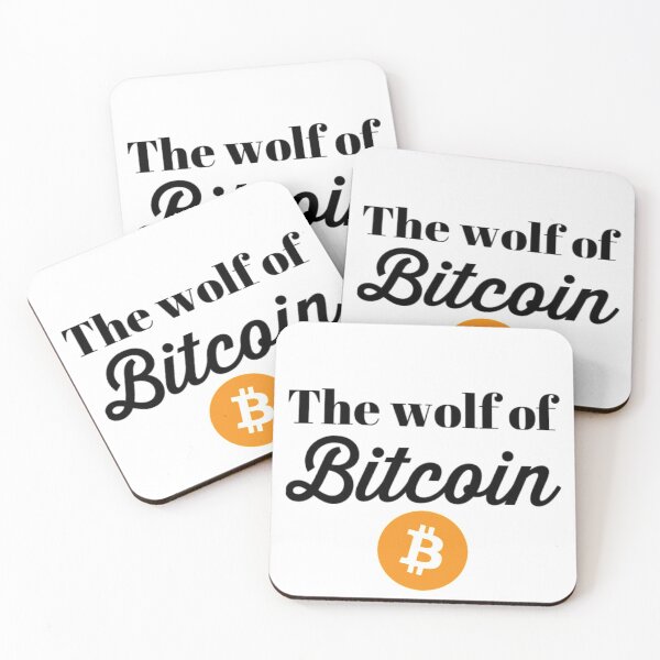 Item preview, The wolf of Bitcoin designed and sold by Bouzdesigns.