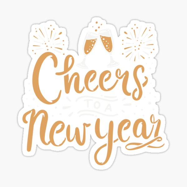 Item preview, Cheer To A New Year Fireworks Holiday Gift designed and sold by haselshirt.