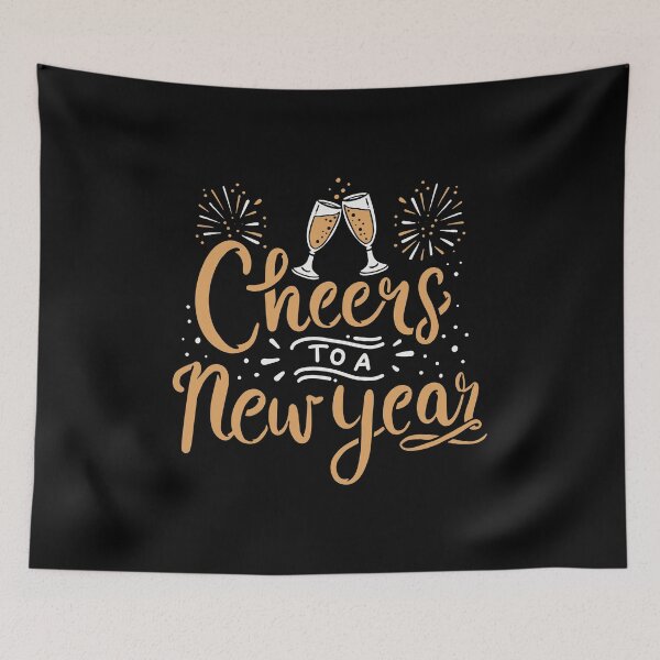 Item preview, Cheer To A New Year Fireworks Holiday Gift designed and sold by haselshirt.