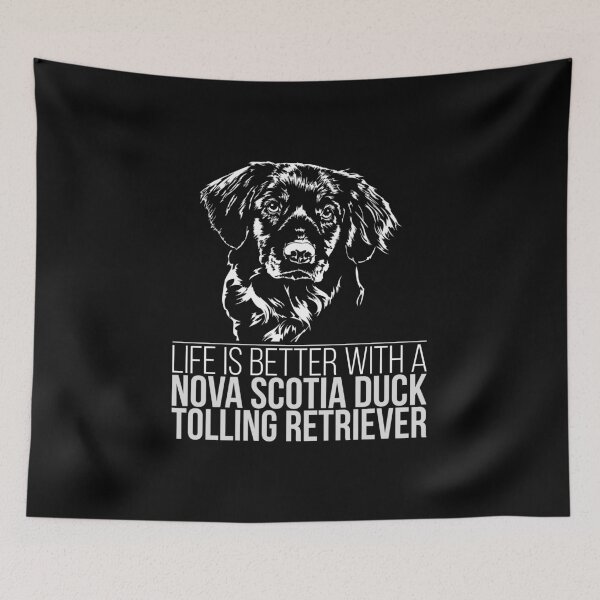 Item preview, Life is better with a NOVA SCOTIA DUCK TOLLING RETRIEVER designed and sold by dogarts.