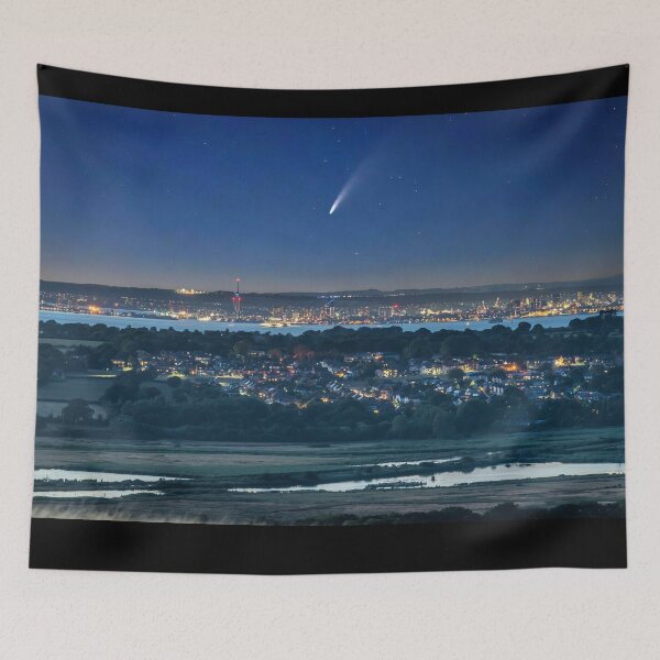 Item preview, Comet Neowise Over Portsmouth  designed and sold by manateevoyager.