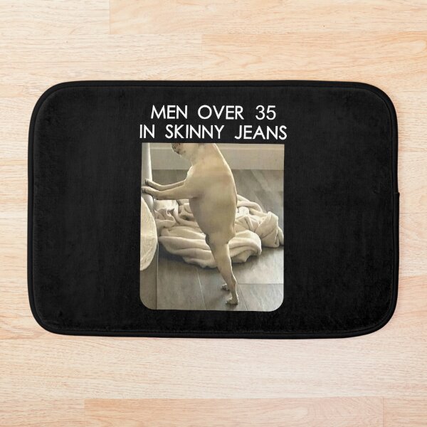 Aperçu de l'œuvre Hommes de plus de 35 ans en jeans skinny Design drôle. créée et vendue par imaargo.