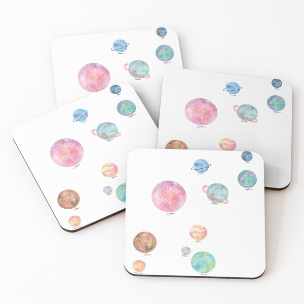 Item preview, Solar System Planets, Pluto and the Moon designed and sold by kslittleworld.