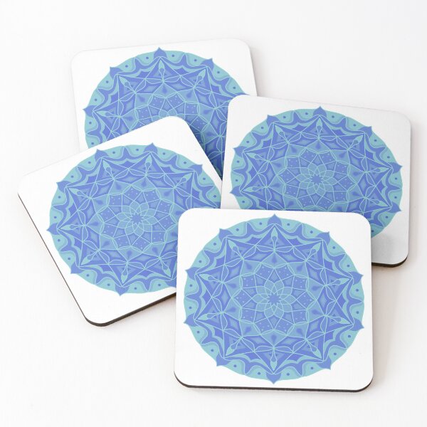 Item preview, Beautiful And Blue Color Abstract Mandala Design designed and sold by vineeth.