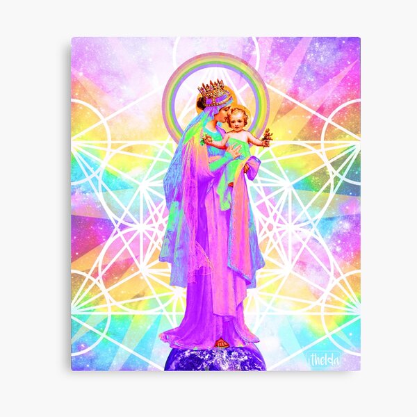 Nuestra Señora de la Geometría Sagrada Lienzo