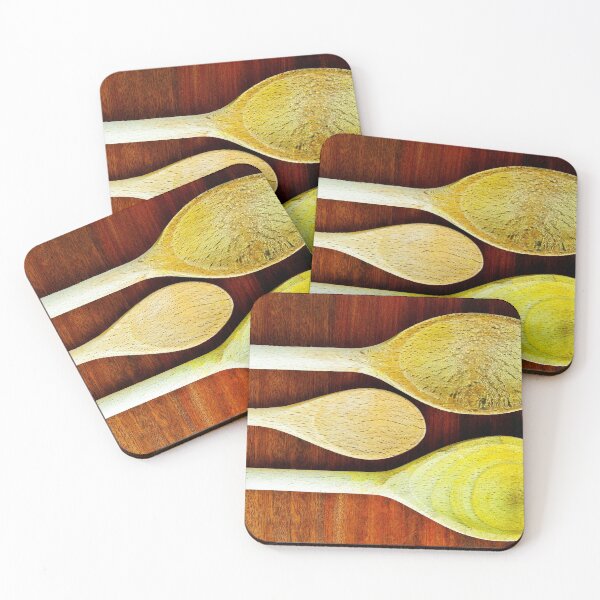 Item preview, Wooden Spoons on a Dark Surface designed and sold by MarkUK97.