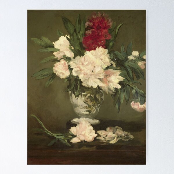 Item preview, Edouard Manet - Vase Of Peonies On A Small Pedestal designed and sold by artcenter.