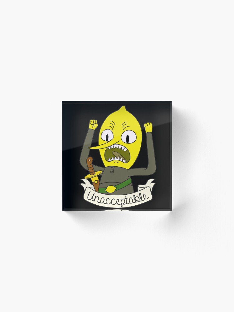 Alternate view of Lemongrab Acrylic Block