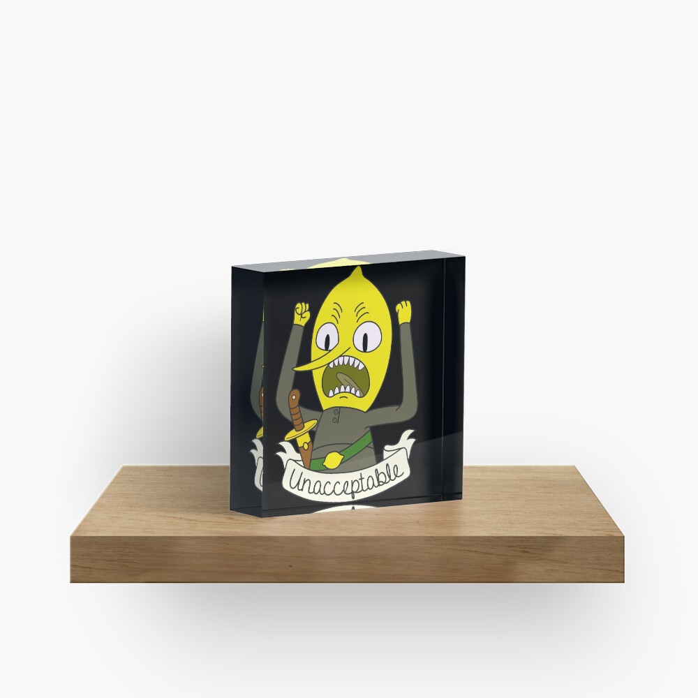 Lemongrab Acrylic Block