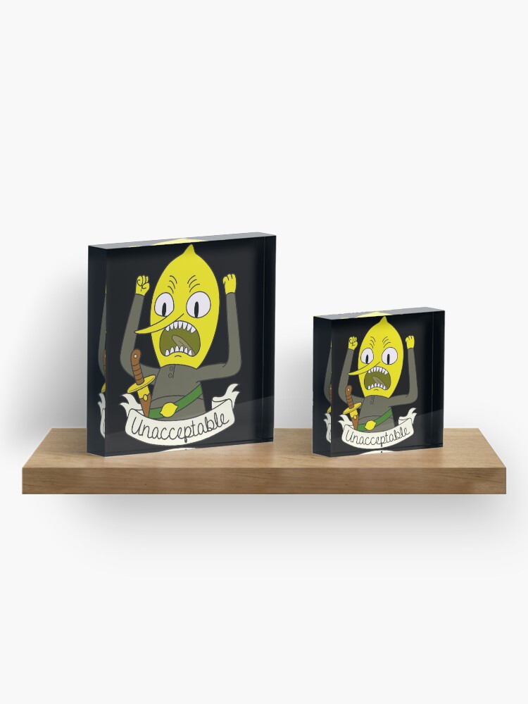 Alternate view of Lemongrab Acrylic Block