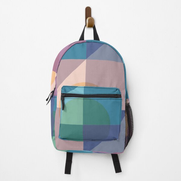 Item preview, Abstract composition dark pastel circles designed and sold by korasi.