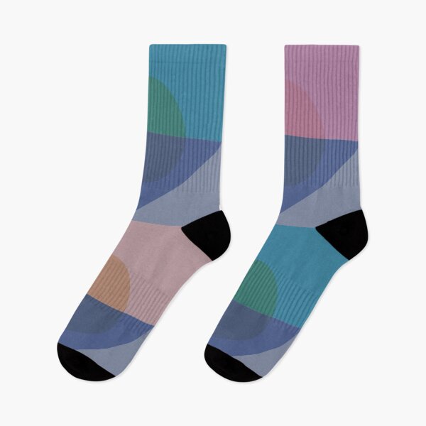 Item preview, Abstract composition dark pastel circles designed and sold by korasi.