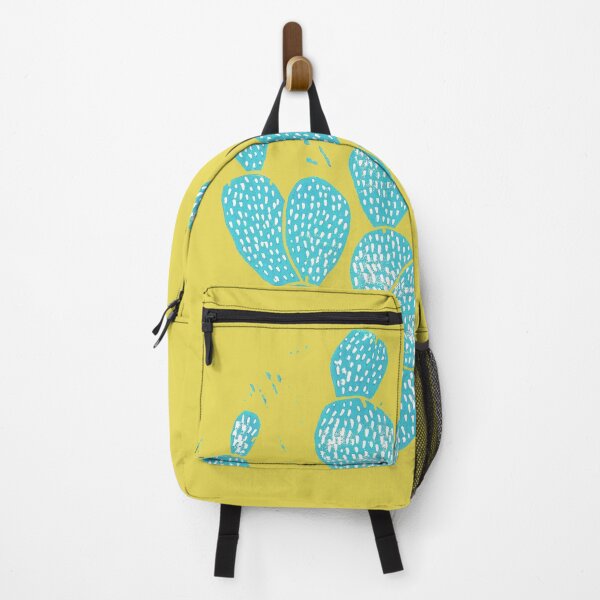 Item preview, Linocut Cacti #1 blue desert designed and sold by BiancaGreen.