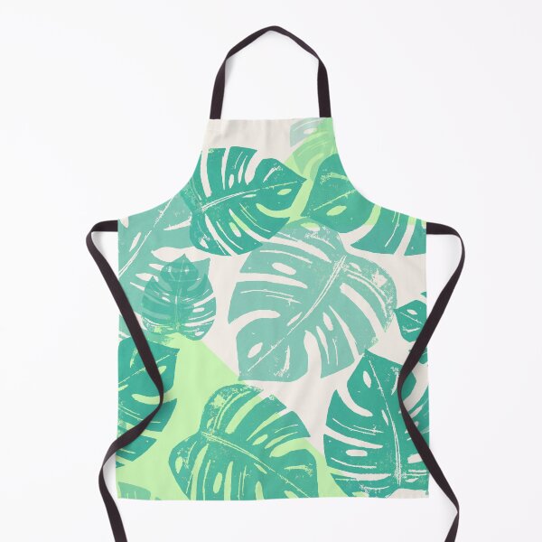 Artikelvorschau, Linocut Monstera Grün entworfen und verkauft von BiancaGreen.