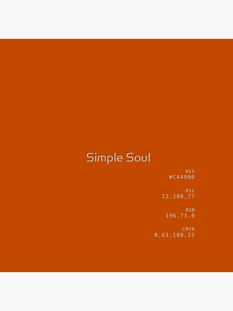 "Mahogany Color Code" Poster for Sale by wannasaysth Redbubble