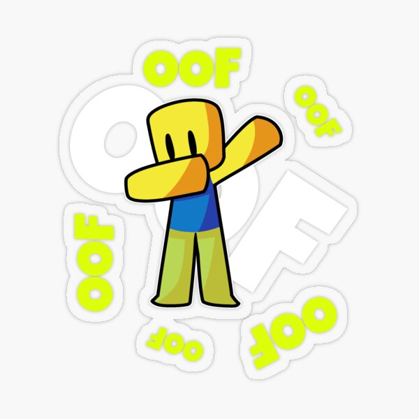 Noob For Girls Stickers Redbubble - im with noob decal roblox