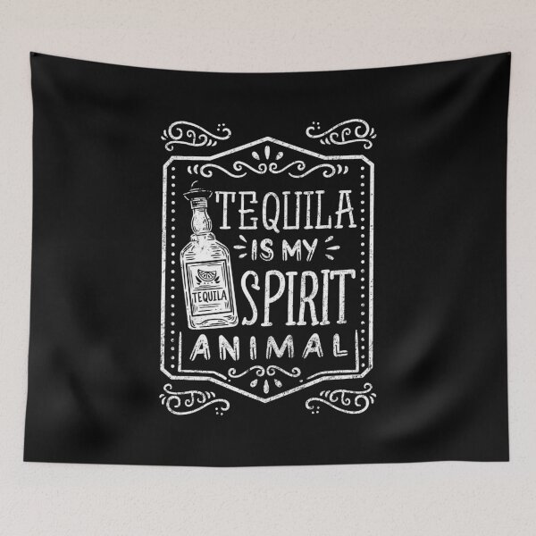 Item preview, Tequila Is My Spirit Animal Alcohol Drinking Gift designed and sold by haselshirt.