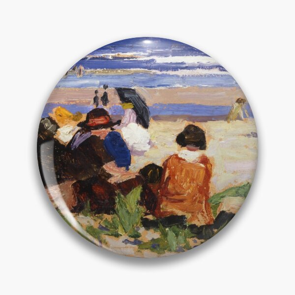 Item preview, Edward Henry Potthast - On The Beach, Ogunquit, Maine 1924 designed and sold by artcenter.