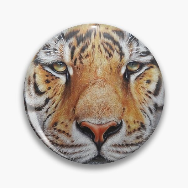 Item preview, Faces of the Wild - Amur Tiger designed and sold by Elena Kolotusha.