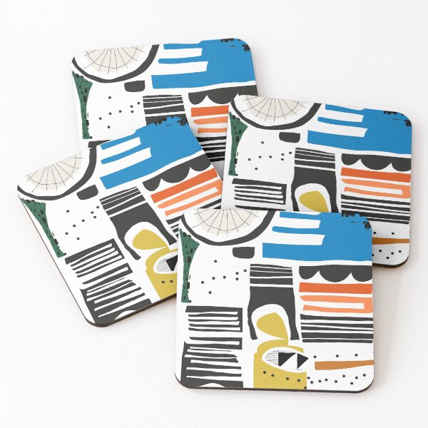 Item preview, Everyday // Abstract Bright Shapes Print designed and sold by fossdesign.