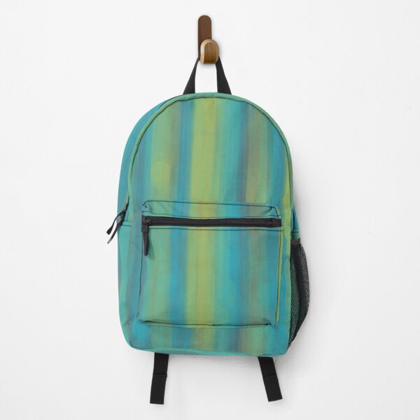 Item preview, Blue yellow green abstract stripes designed and sold by Abstractlara.