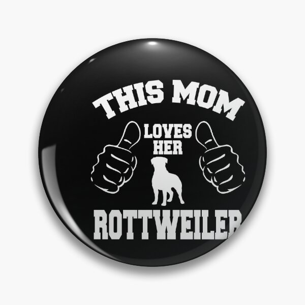 Item preview, This mom loves her rottweiler - Funny rottweiler lover Gift designed and sold by Teenation9.