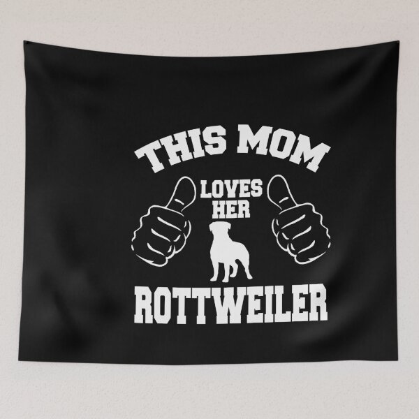 Item preview, This mom loves her rottweiler - Funny rottweiler lover Gift designed and sold by Teenation9.