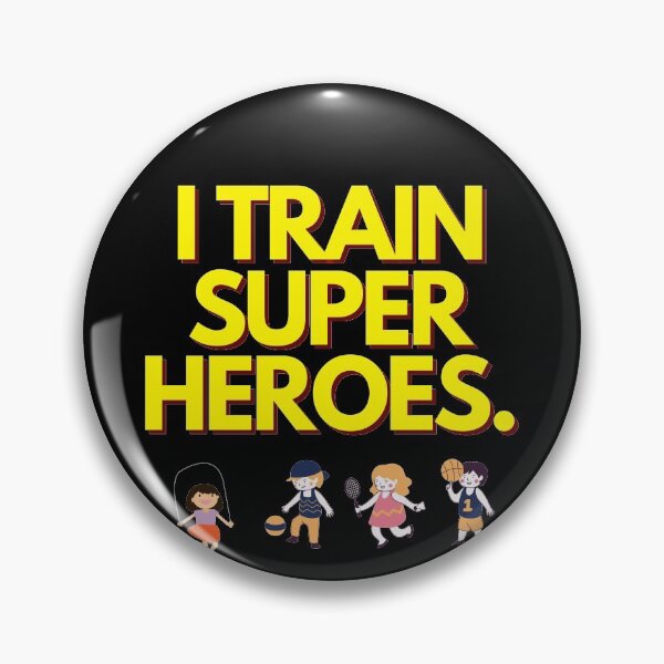 Item preview, PE Teacher, I train Superheroes,  designed and sold by ilizindotcom.